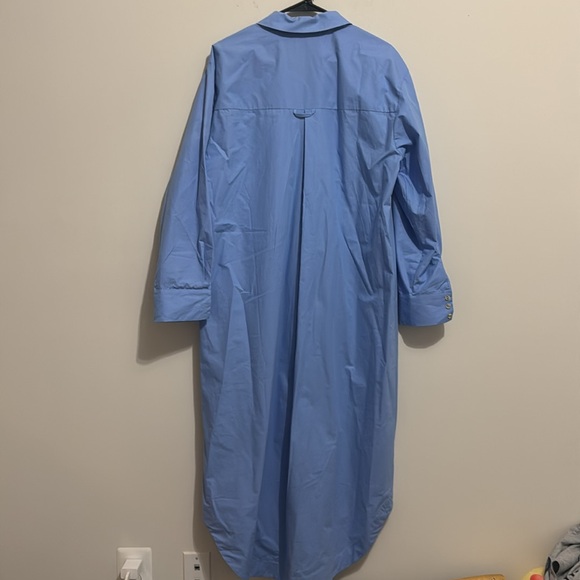 NWOT MAEVE hydrangea blue shirt dress 🦋 - Picture 8 of 9